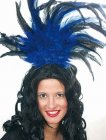 Samba Federschmuck, blau
