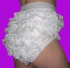 Garde-Spitzenhöschen für Mädchen, Farbe weiß