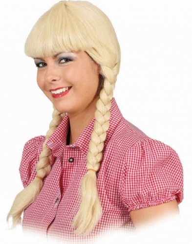 Zopfperucke braun Clearance