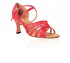 Tanzschuh GIPSY, 7,5 cm Absatz, Satin Rot