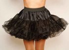Petticoat mit Drahtkante, schwarz