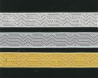 Uniformtresse gebrochener Stab 20 mm,  25-M-Karte